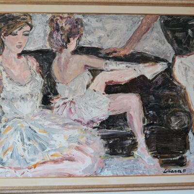 Ballet Dancers  Acryl on Canvas 140x110x2cm