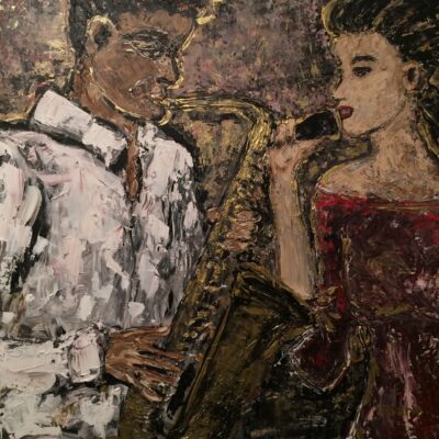 Jazz Club  Acryl on Canvas 100x100x4 cm