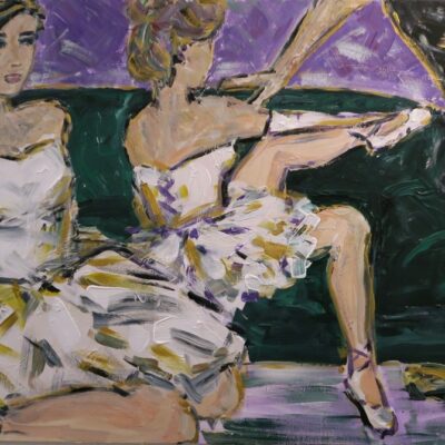 Ballet Dancers ll   Acryl on Canvas 120x80x2cm